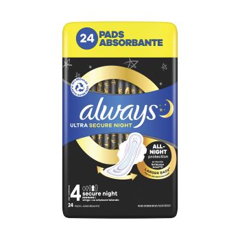 ALWAYS ULTRA SECURE NIGHT higieniniai paketai (24 vnt.)