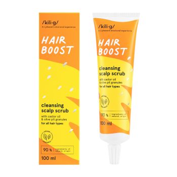 KILIG HAIR BOOST valomasis galvos odos šveitiklis, 100 ml