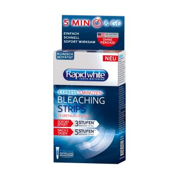 RAPID WHITE BLEACHING STRIPS balinamosios dantų juostelės (6 vnt.)