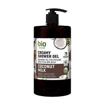 BIO NATURELL COCONUT MILK CREAMY dušo želė, 946 ml