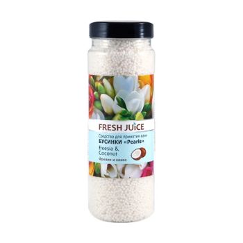 FRESH & JUICE FREESIA & COCONUT vonios perlai, 450 g