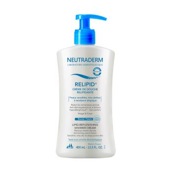 NEUTRADERM LIPID-REPLENISHING veido ir kūno dušo kremas, 400 ml