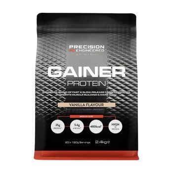 H&B PRECISION ENGINEERED vanilės skonio gaineris masės didinimui, 2,4 kg