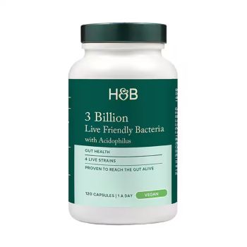 H&B gerosios bakterijos 3 milijardai, 120 kapsulių