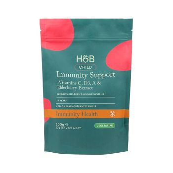 H&B VAIKAI vitaminai C, D3, A ir šeivamedžio ekstraktas imunitetui, milteliai, 300 g
