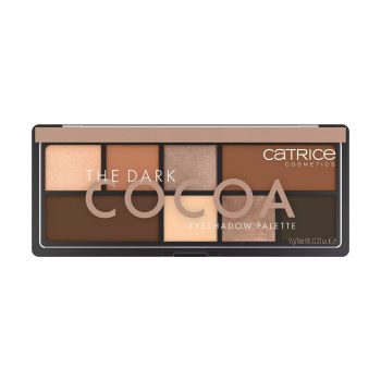 CATRICE THE DARK COCOA akių vokų šešėlių paletė, 9 g