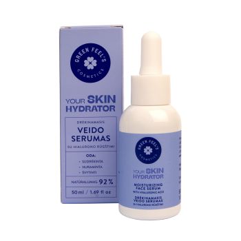 GREEN FEEL'S YOUR SKIN HYDRATOR drėkinamasis veido serumas, 50 ml