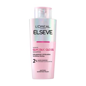 L'OREAL ELSEVE GLYCOLIC GLOSS plaukų šampūnas, 200 ml