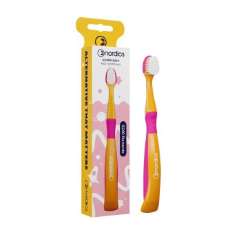 NORDICS SUPER SOFT 3+ YEARS vaikų dantų šepetėlis
