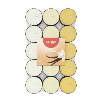 BOLSIUS VANILLA žvakės - tabletės (30 vnt)