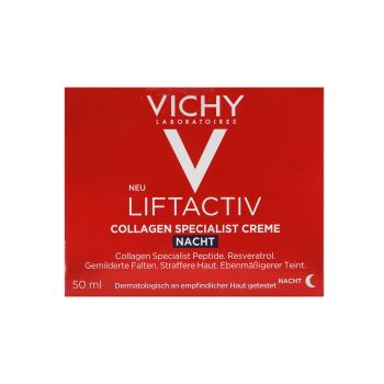 VICHY LIFTACTIV COLLAGEN SPECIALIST NIGHT naktinis veido kremas, 50 ml