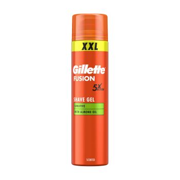GILLETTE FUSION5 X ACTION SENSITIVE skutimosi želė, 240 ml
