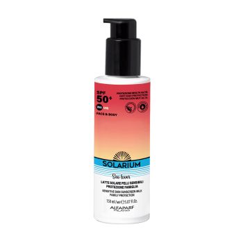 SOLARIUM SPF50 apsauginis veido ir kūno pienelis nuo saulės, 150 ml