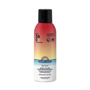 SOLARIUM SPF30 INVISIBLE apsauginis veido ir kūno purškiklis nuo saulės, 150 ml