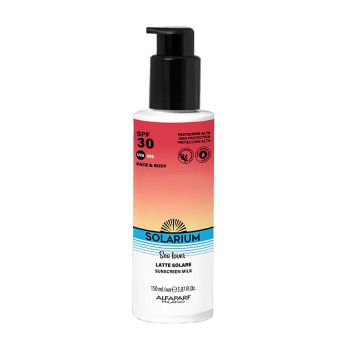 SOLARIUM SPF30 apsauginis veido ir kūno pienelis nuo saulės, 150 ml