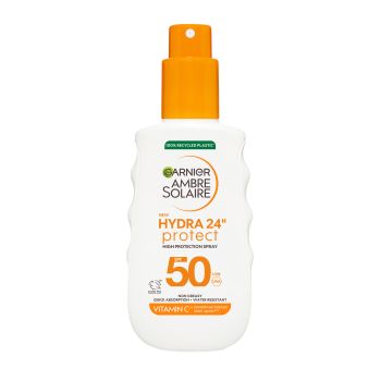 GARNIER AMBRE SOLAIRE HYDRA 24H PROTECT SPF50 apsauginis purškiklis nuo saulės, 150 ml