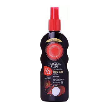 CABANA SUN SPF6 sausasis apsauginis ir įdegio aliejus, 200 ml