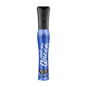 ESSENCE CALL ME QUEEN DRAMATIC FALSE LASH EFFECT vandeniui atsparus blakstienų tušas, 9 ml