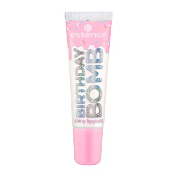 ESSENCE BIRTHDAY BOMB SHINY lūpų blizgis, 10 ml