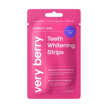 SMILEPEN POP VERY BERRY balinamosios dantų juostelė (14 vnt.)