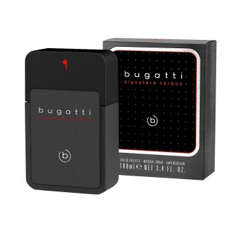 BUGATTI SIGNATURE CARBON tualetinis vyrų vanduo, 100 ml