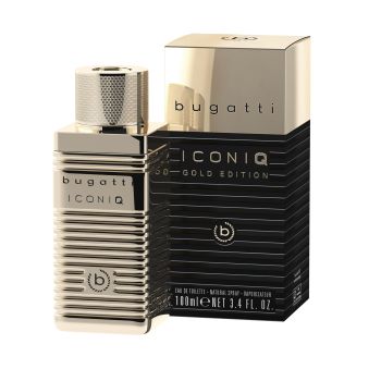 BUGATTI ICONIQ GOLD EDITION tualetinis vyrų vanduo, 100 ml