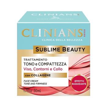 CLINIANS SUBLIME BEAUTY TONE & FIRMNESS veido kremas, 50 ml