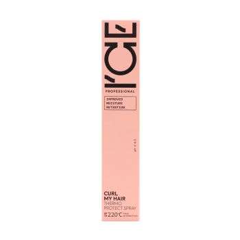 ICE PROFESSIONAL CURL MY HAIR apsauginis plaukų purškiklis nuo karščio poveikio, 100 ml