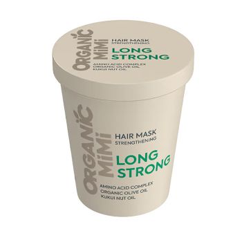 ORGANIC MIMI LONG STRONG STRENGTHENING plaukų kaukė, 200 ml