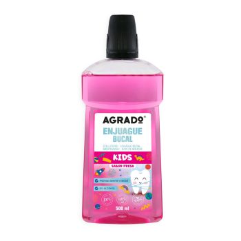 AGRADO ENJUAGUE BUCAL KIDS burnos skalavimo skystis, 500 ml