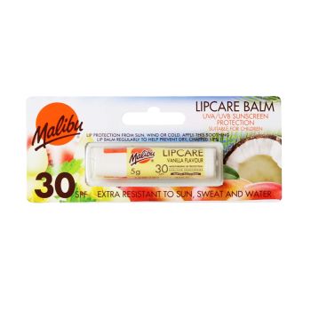 MALIBU SPF30 VANILLA FLAVOUR lūpų balzamas, 5 g