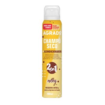 AGRADO MILKY 2 EN 1 sausasis plaukų šampūnas ir kondicionierius, 200 ml