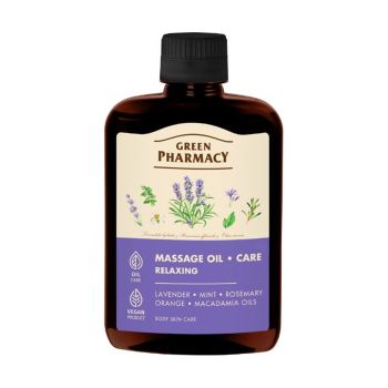 GREEN PHARMACY RELAXING masažo aliejus, 200 ml