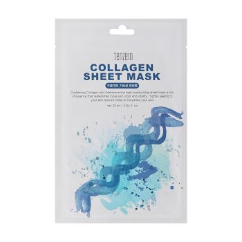 TENZERO COLLAGEN lakštinė veido kaukė, 25 ml