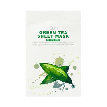 TENZERO GREEN TEA lakštinė veido kaukė, 25 ml