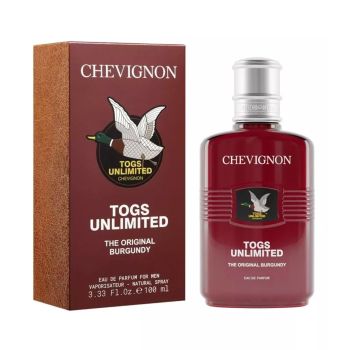 CHEVIGNON TOGS UNLIMITED THE ORIGINAL BURGUNDY parfumuotas vyrų vanduo, 100 ml
