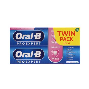 ORAL-B PRO-EXPERT SENSITIVE dantų pastos (2 x 75 ml)