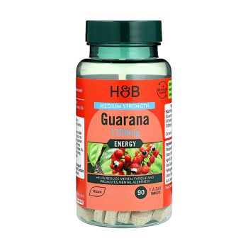 H&B HIGH STRENGTH gvaraninė paulinija 1200 mg, 90 tablečių