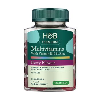 H&B multivitaminai paaugliams, 60 guminukų