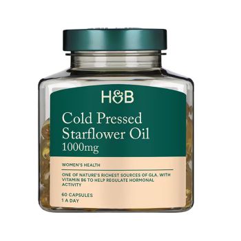 H&B šalto spaudimo agurklių aliejus 1000 mg, 60 kapsulių