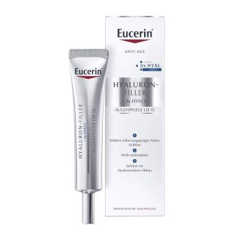 EUCERIN ANTI - AGE HYALURON - FILLER + 3X EFFECT SPF30 paakių kremas, 15 ml