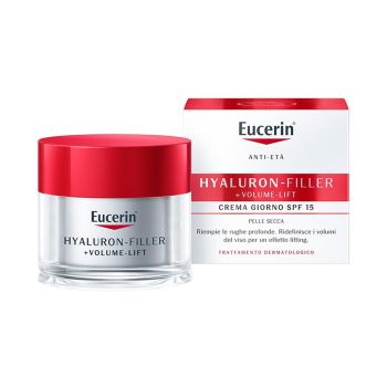 EUCERIN HYALURON - FILLER + VOLUME - LIFT SPF 15 dieninis veido kremas, 50 ml