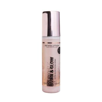 MAKEUP REVOLUTION FIX & GLOW makiažą fiksuojantis purškiklis, 100 ml