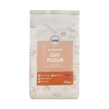 H&B avižų miltai be glitimo, 450 g