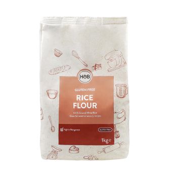 H&B ryžių miltai be glitimo, 1 kg