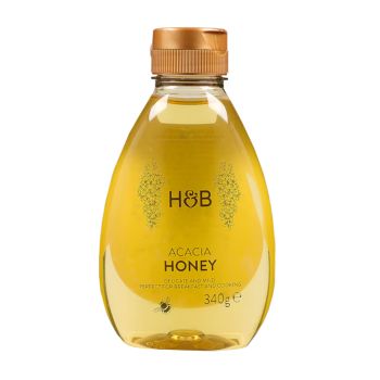 H&B akacijų medus, 340 g