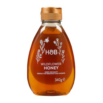 H&B laukinių žiedų medus, 340 g