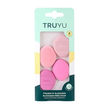 TRUYU FINGERTIP BLENDERS makiažo kempinėlės (4 vnt.)