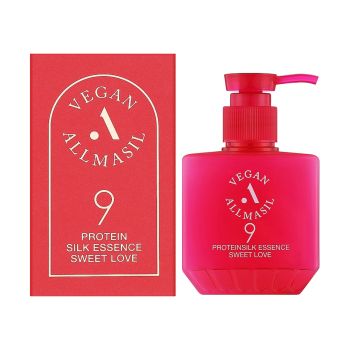 ALLMASIL 9 PROTEIN SILK SWEET LOVE plaukų esencija, 200 ml