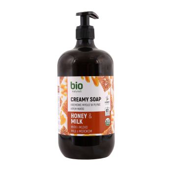 BIO NATURELL HONEY & MILK kreminis muilas, 946 ml